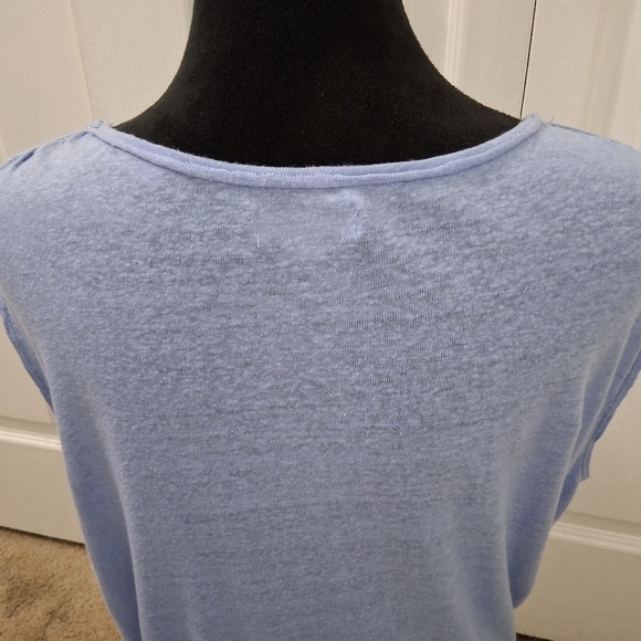NWT Max Studio Linen Blend Sleeveless Top    Size M - Picture 6 of 12